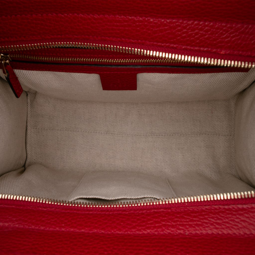 Gucci Medium Leather Soho Satchel - 4