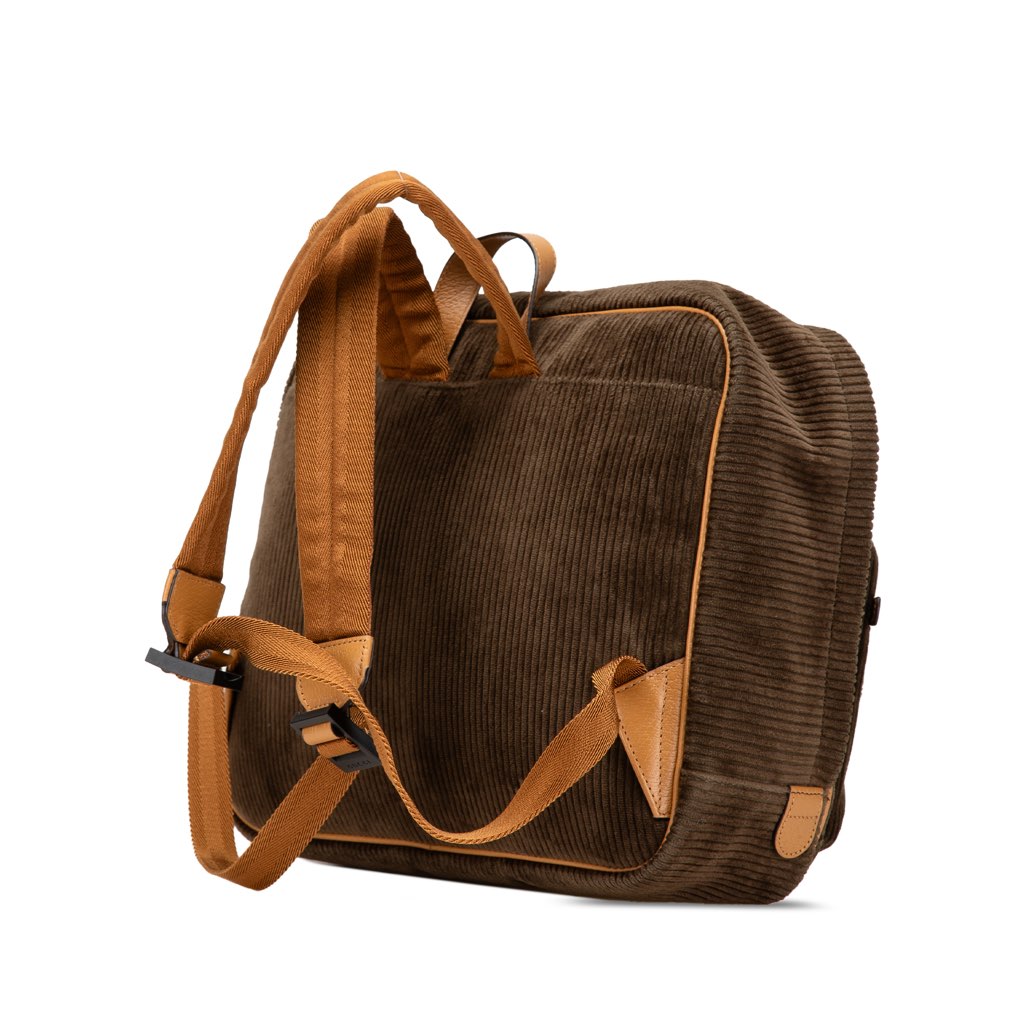 Gucci Childrens Interlocking G Corduroy Backpack - 2
