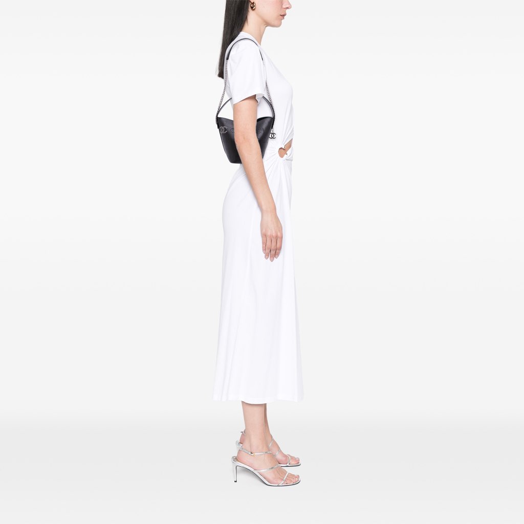 Chanel Calfskin and Tweed Small Piercing Light Bucket Bag - Image 13