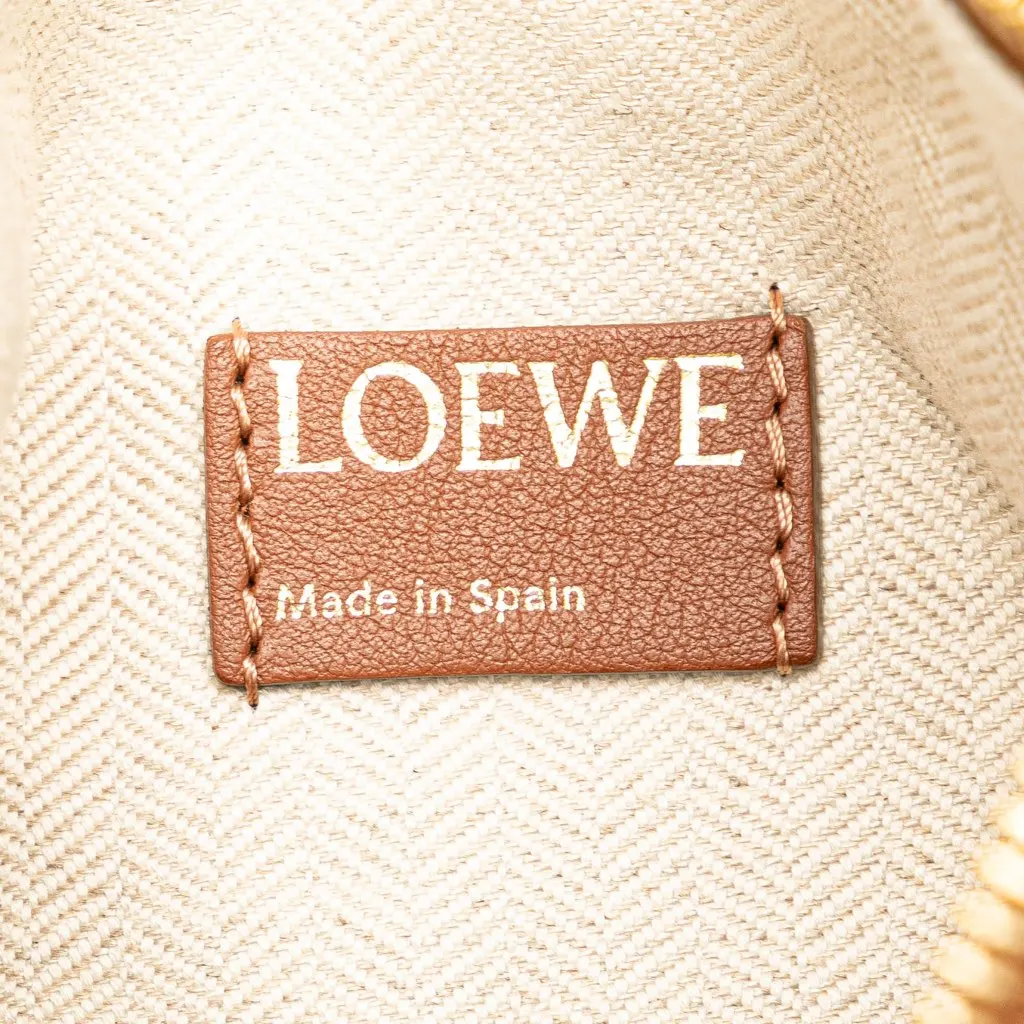 Loewe Small Anagram Canvas Cubi Bag Brown Canvas Good - Box View