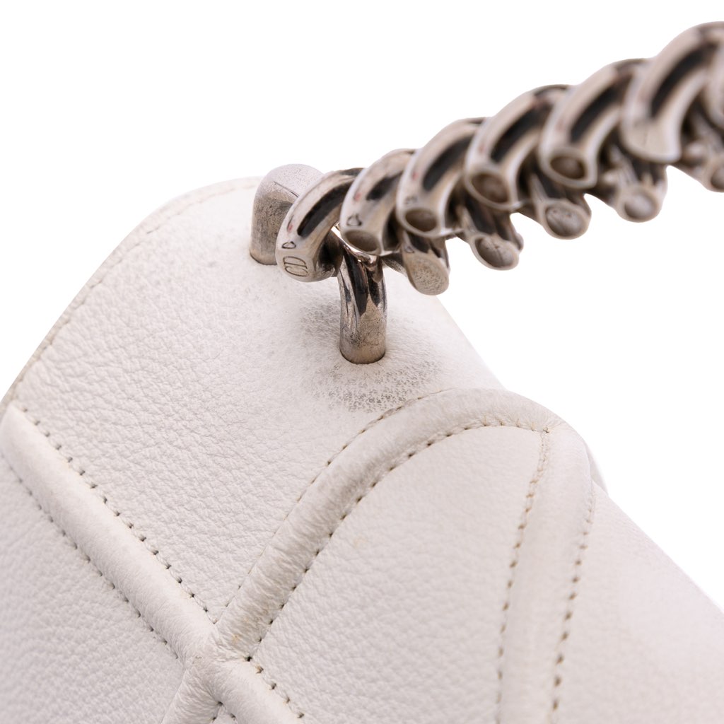 Dior Large Grained Calfskin Diorama Satchel - Image 13