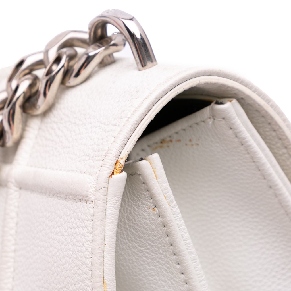 Dior Large Grained Calfskin Diorama Satchel - Image 11