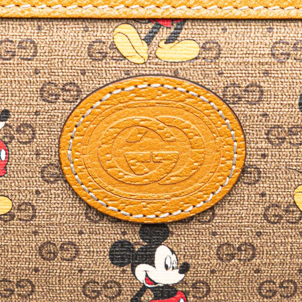 Gucci Disney Micro GG Supreme Mickey Mouse Clutch - 5
