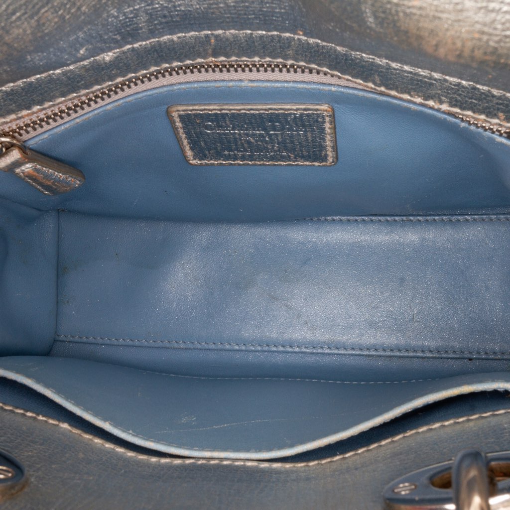 Dior Small Metallic Grained Calfskin Cannage My ABCDior Lady Dior - 5