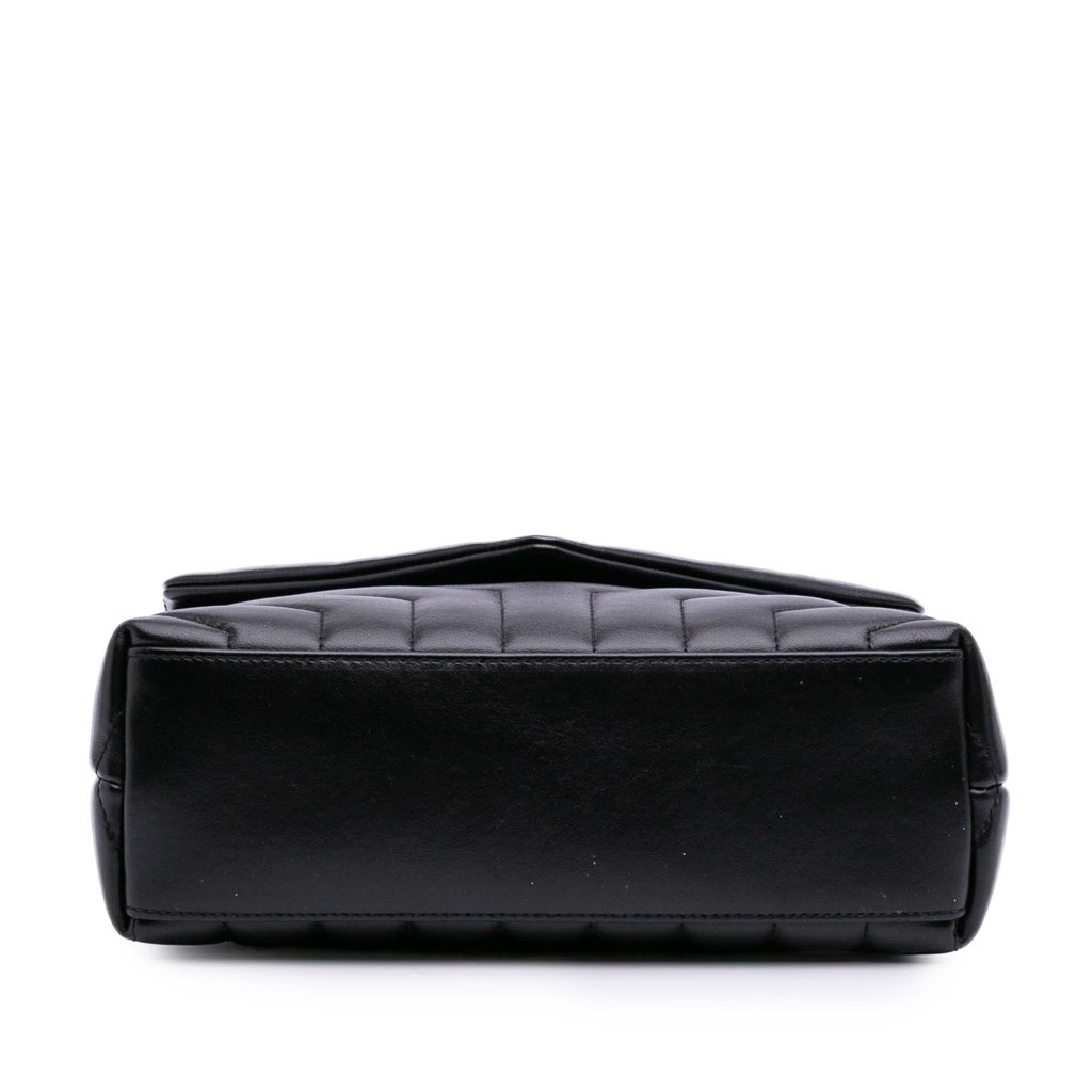 Saint Laurent Small Calfskin Monogram LouLou Shoulder Bag - 3