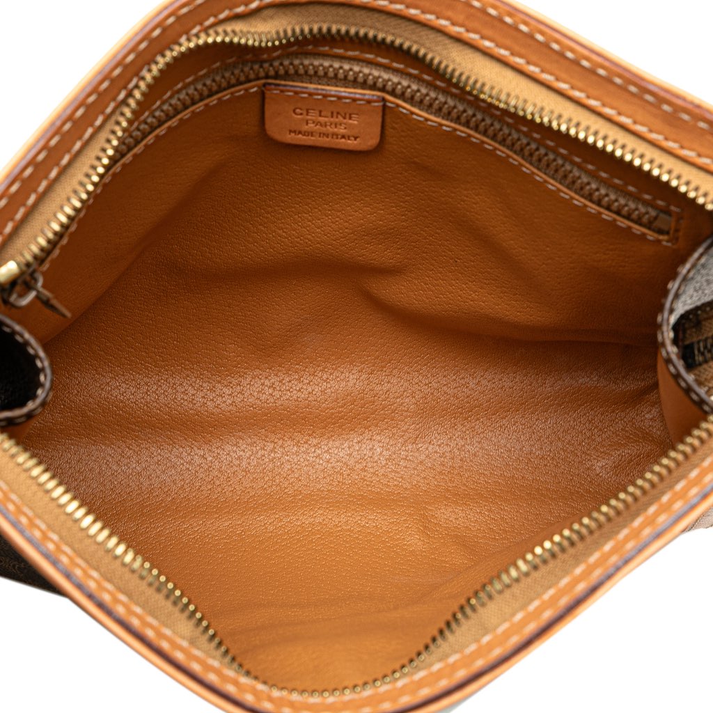 Celine Macadam Coated Canvas Clutch - 4