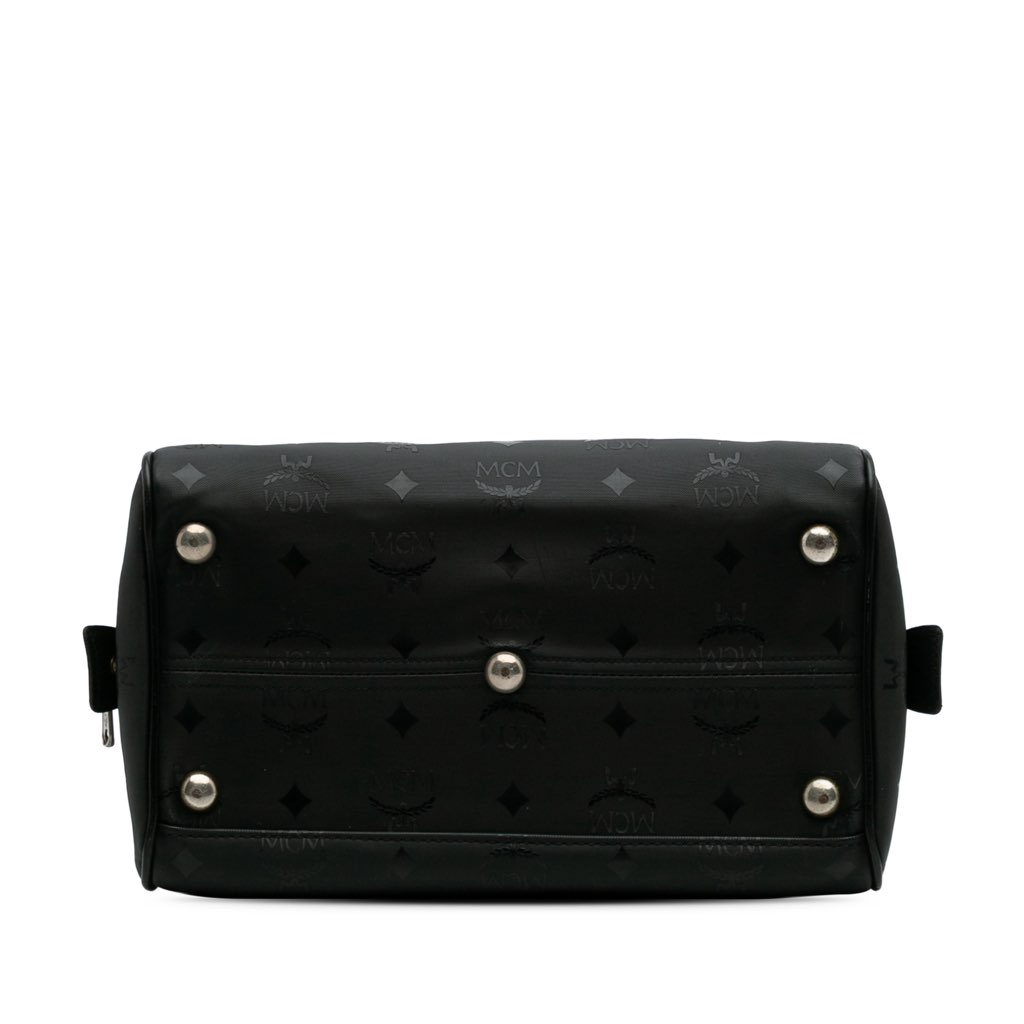 Mcm Visetos Nylon Boston Bag - Image 6