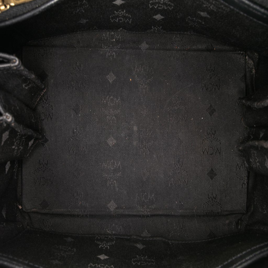 Mcm Visetos Nylon Boston Bag - 4