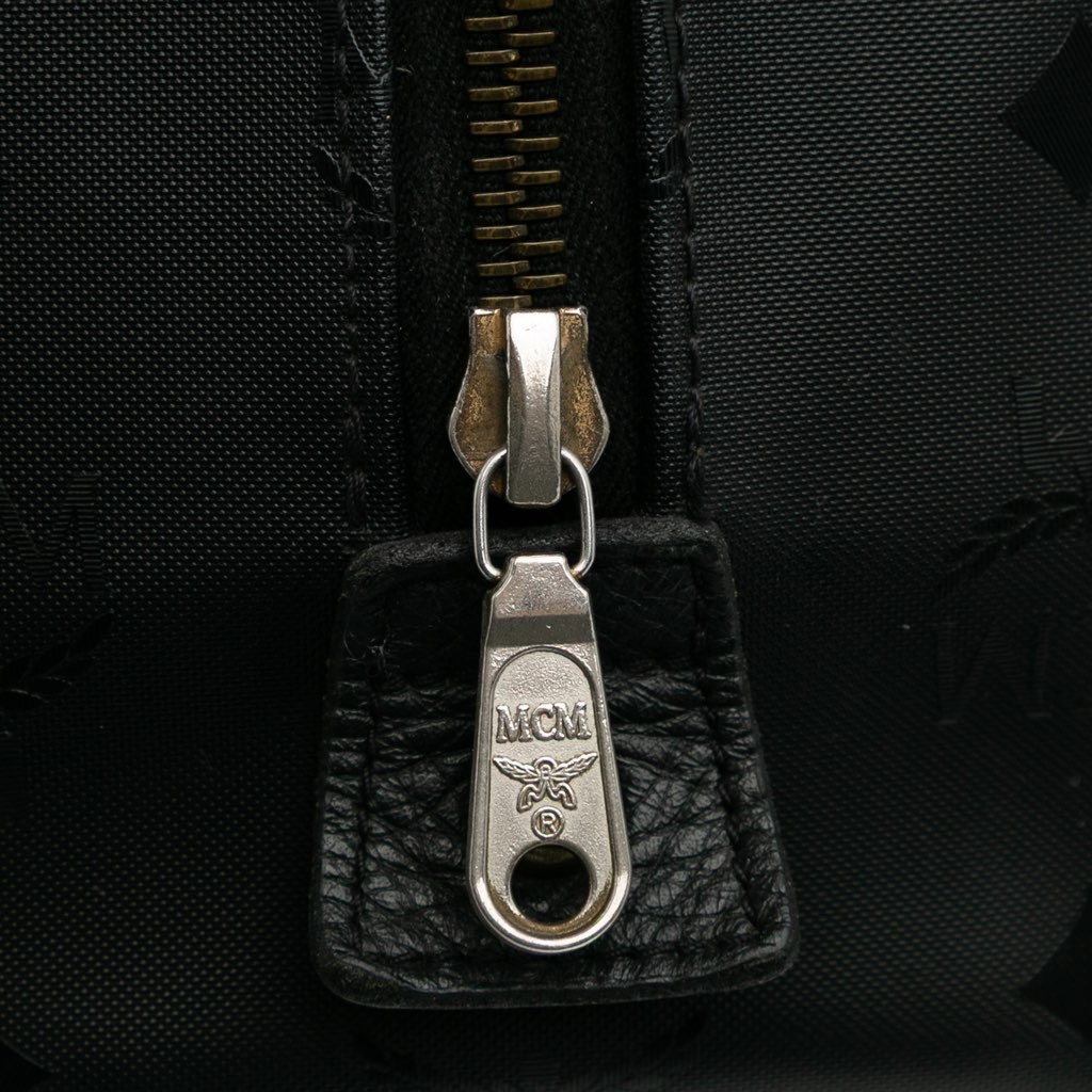 Mcm Visetos Nylon Boston Bag - Detail 1
