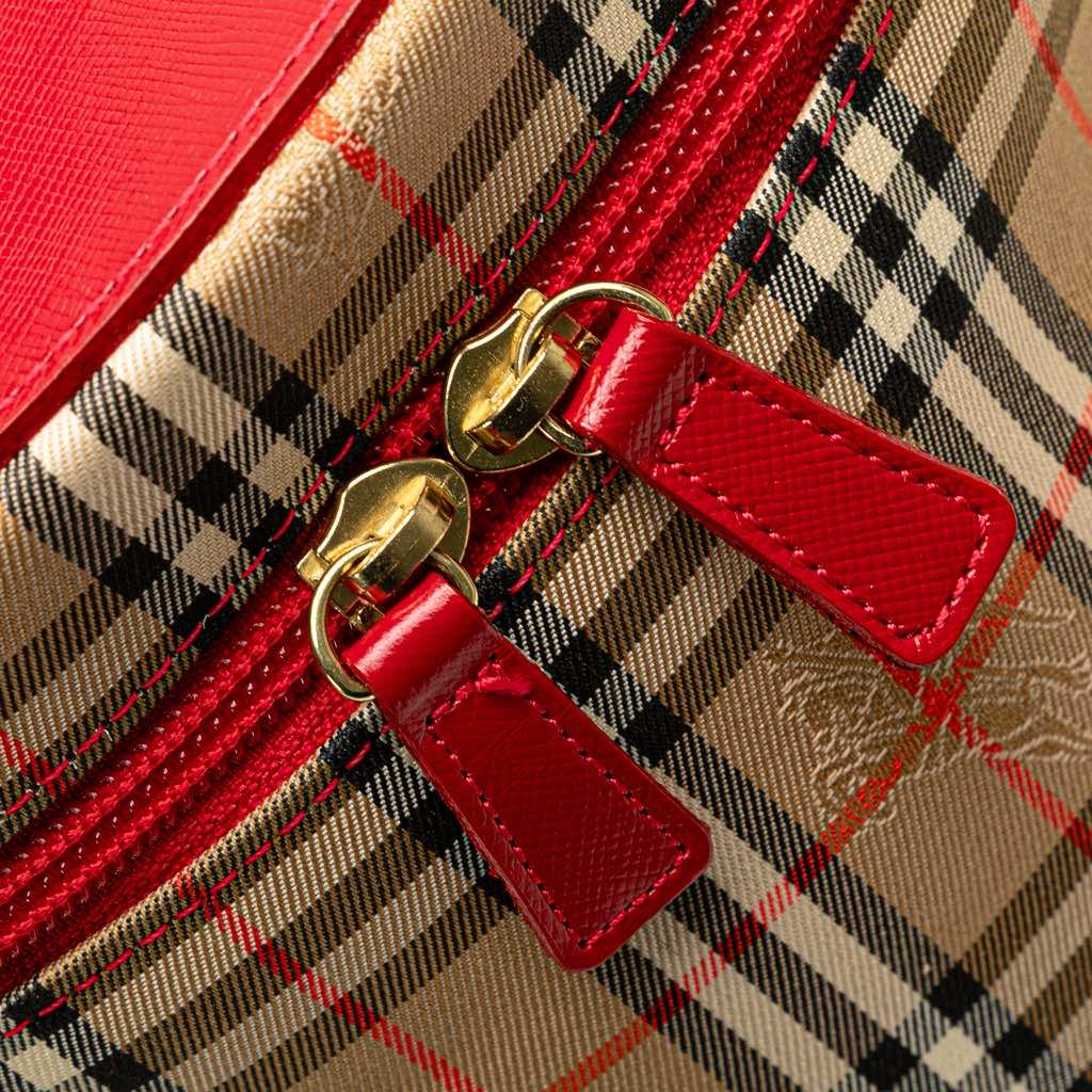 Burberry Haymarket Check Canvas Vanity Bag - Detail 1
