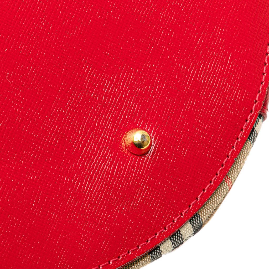 Burberry Haymarket Check Canvas Vanity Bag - Image 12