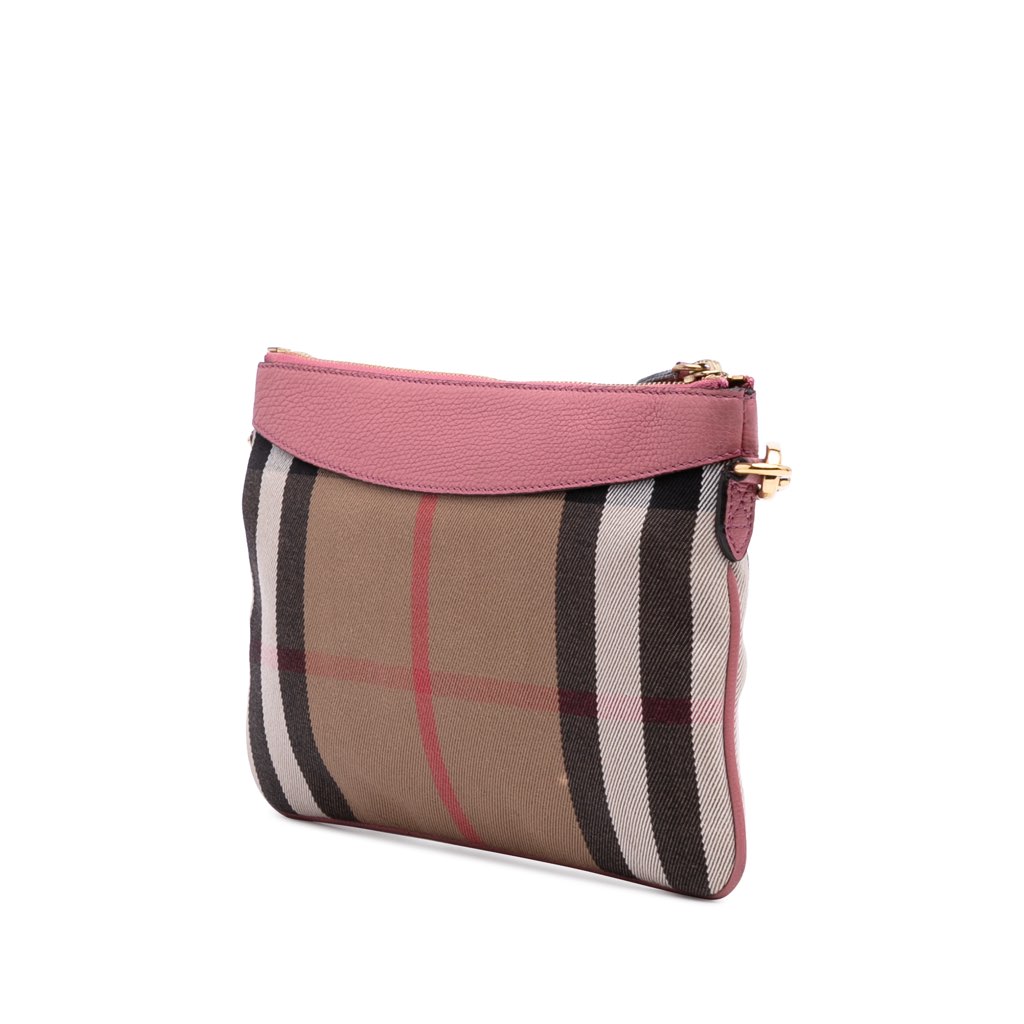 Burberry House Check Canvas Derby Peyton Crossbody - 2