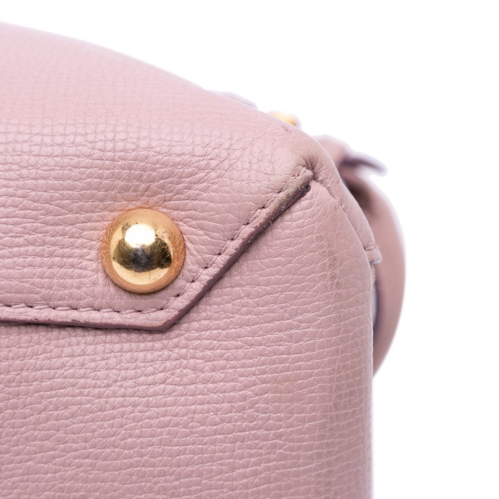 Burberry Medium Leather and House Check Banner Satchel - Image 13