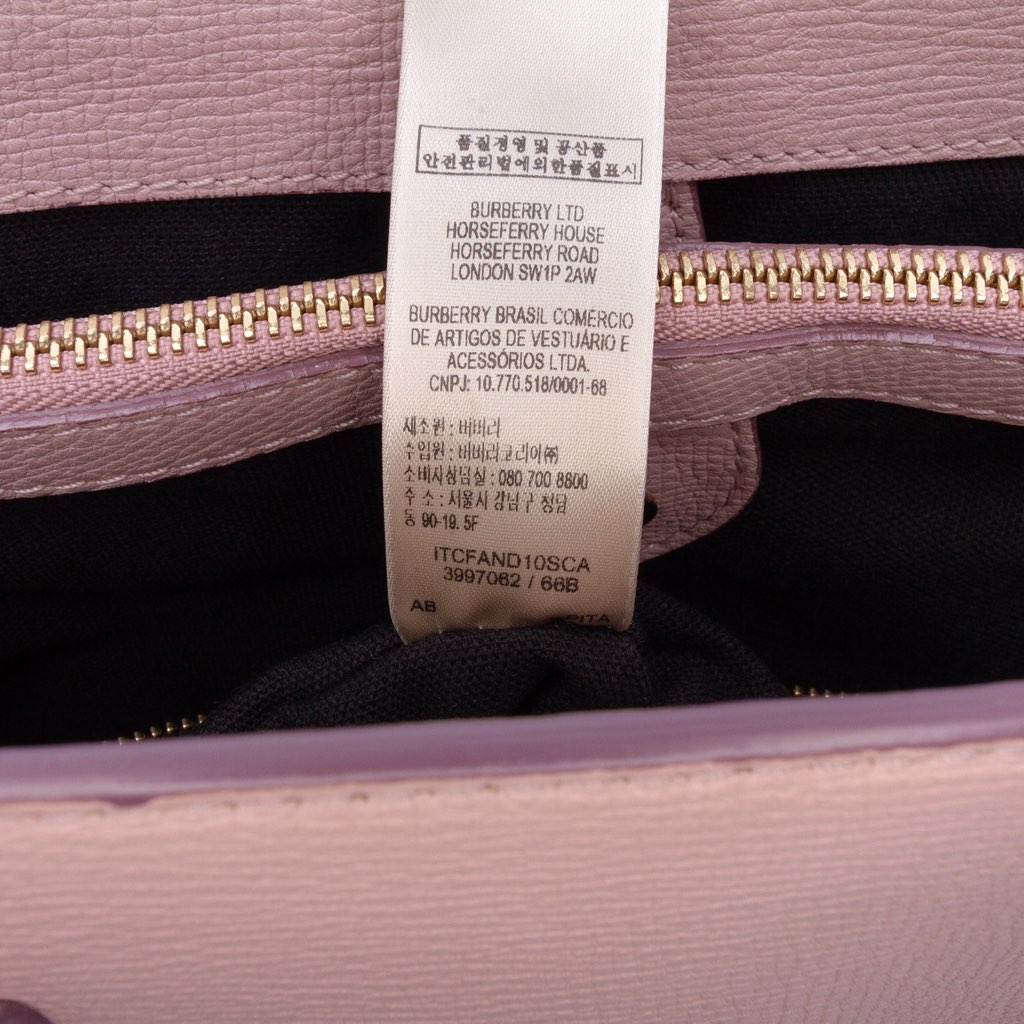 Burberry Medium Leather and House Check Banner Satchel - Image 11