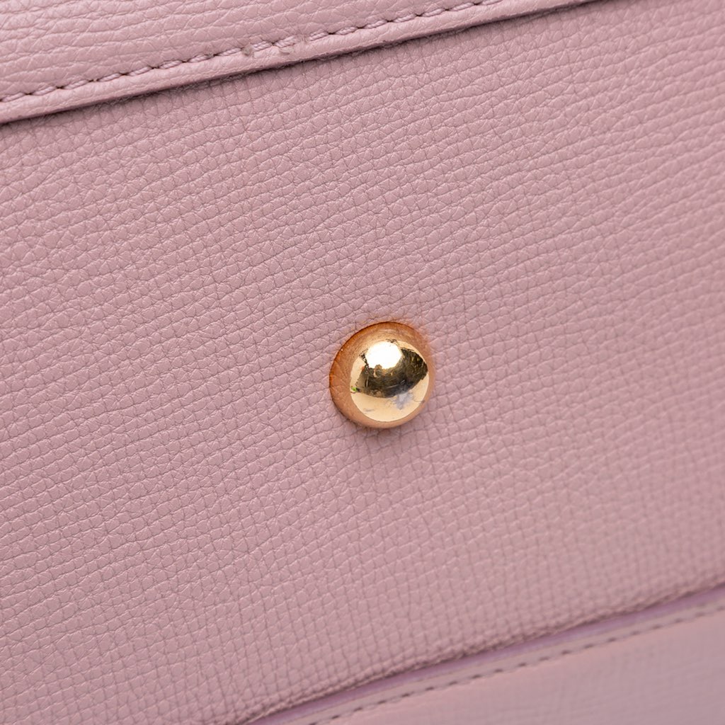 Burberry Medium Leather and House Check Banner Satchel - Image 12