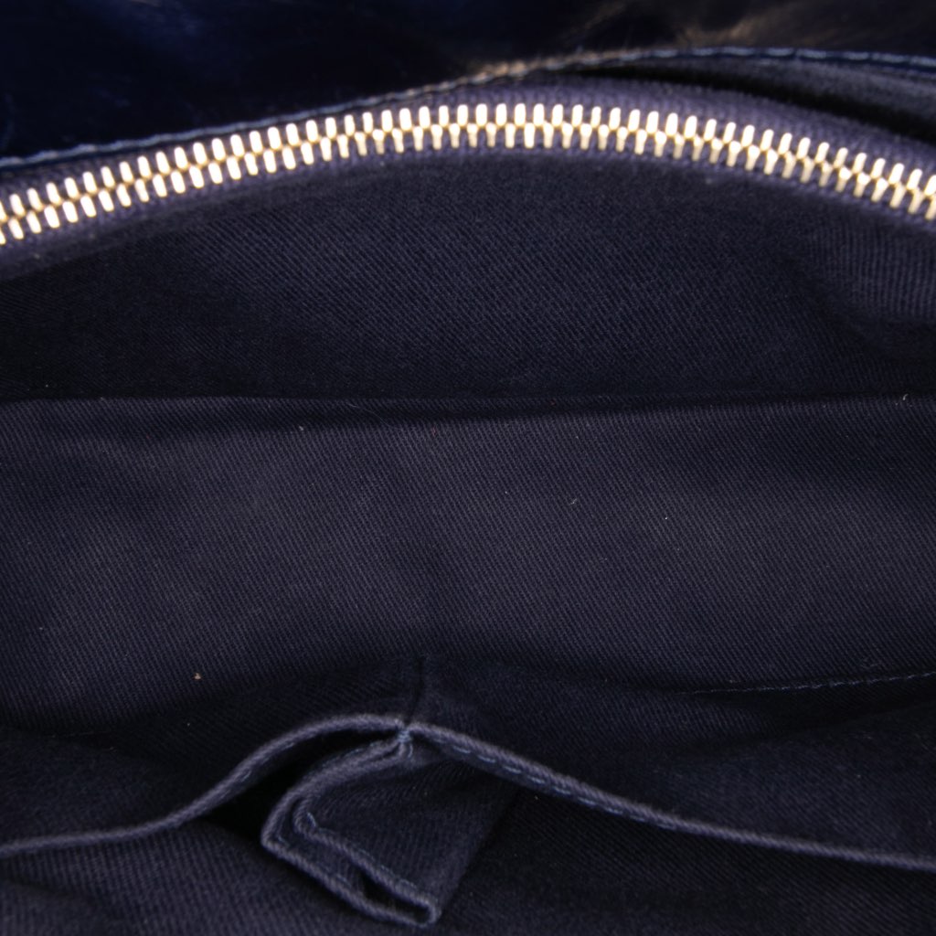 Chanel Medium Chevron Aged Calfskin Coco Top Handle Bag - 4