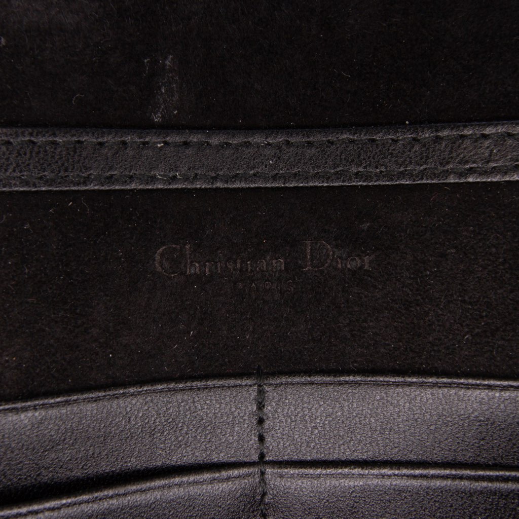 Dior Grained Calfskin Diorama Wallet on Chain - 5