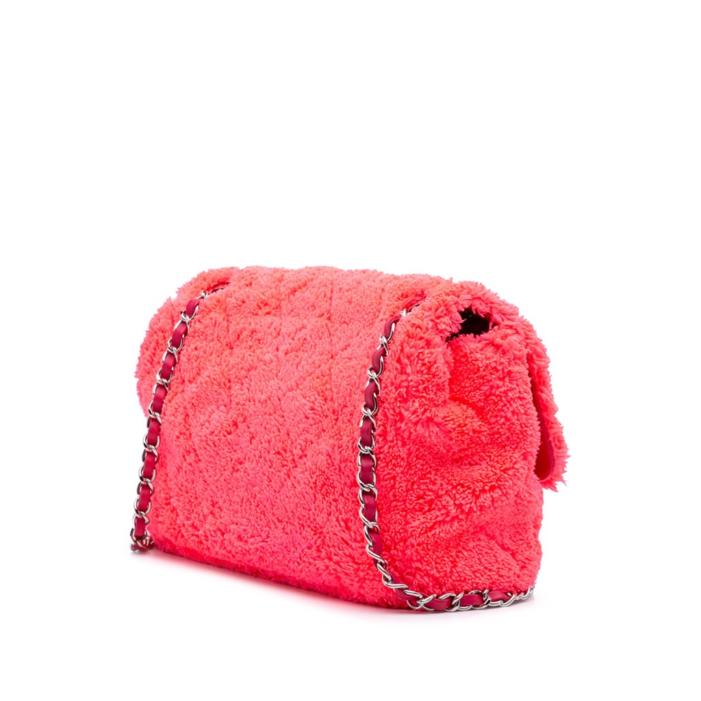 Chanel Medium Quilted Terry Cloth Coco Beach Flap - 2