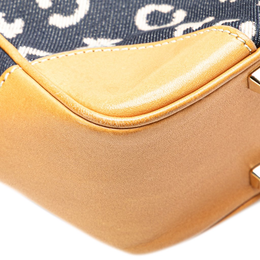 Celine C Macadam Denim Handbag - Image 15