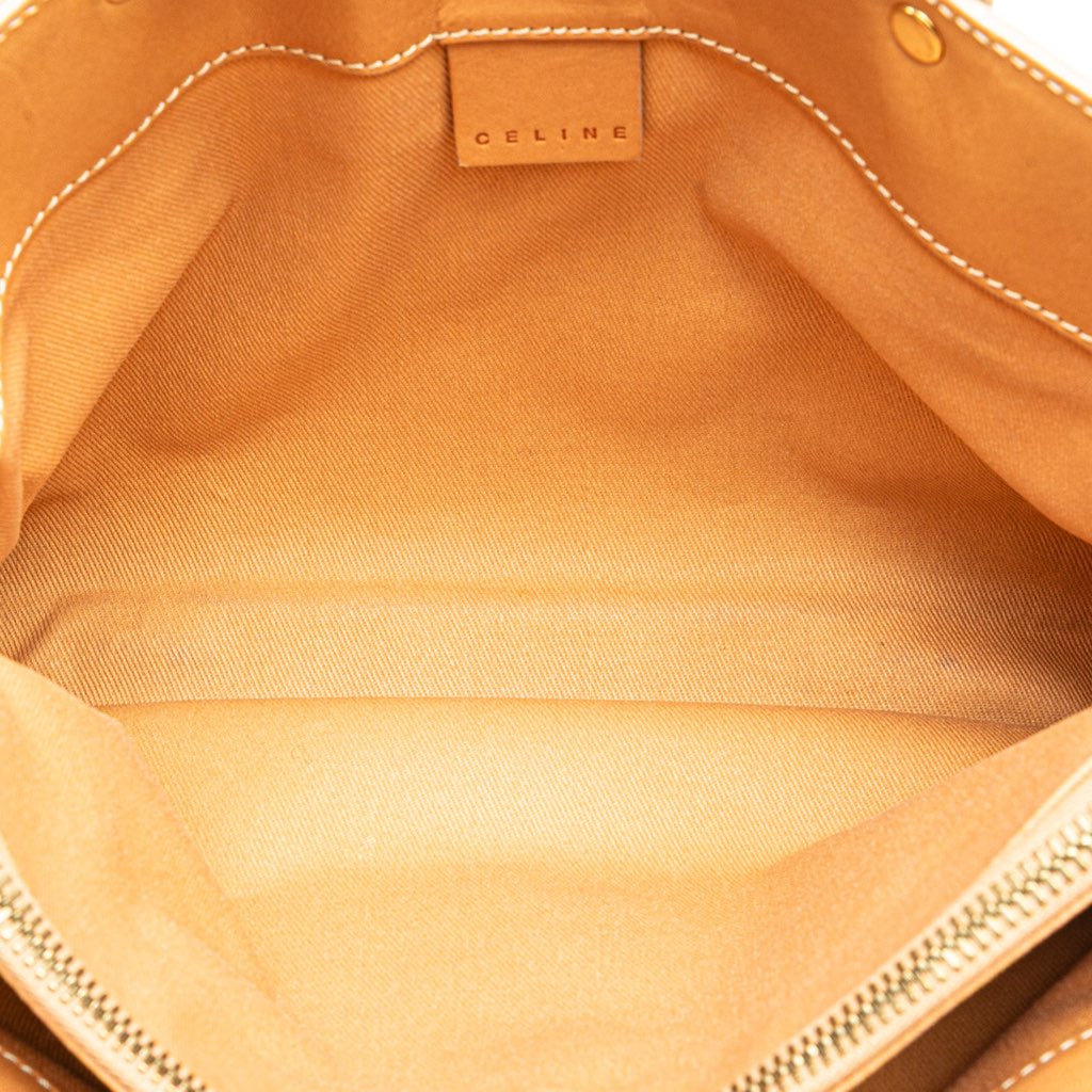 Celine C Macadam Denim Handbag - 4