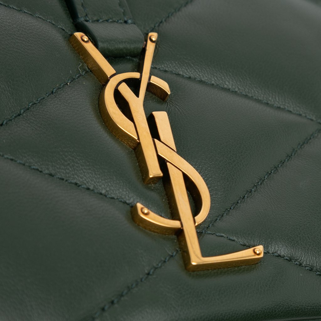 Saint Laurent Quilted Lambskin Le 57 Diamond Shoulder Bag - Detail 2