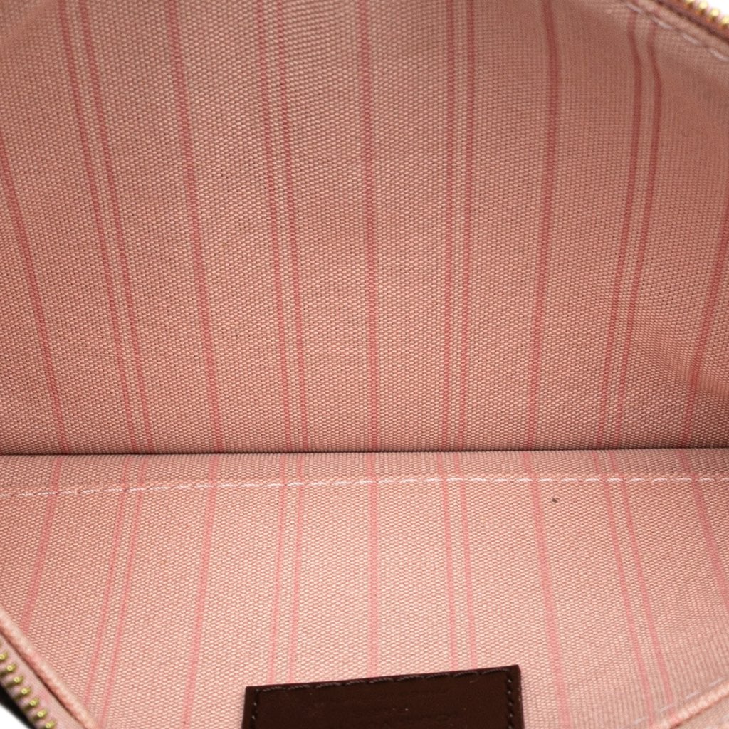 Louis Vuitton Damier Ebene Neverfull Pouch MM - 4