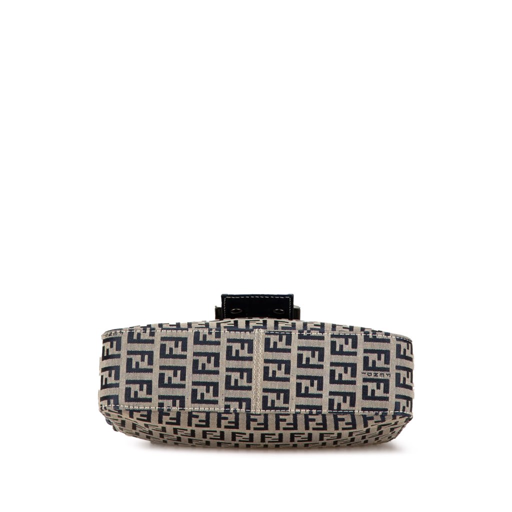 Fendi Zucchino Canvas Flap Shoulder Bag - 3