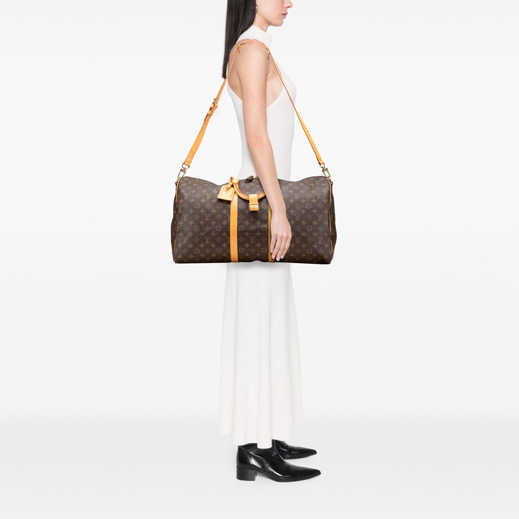 Louis Vuitton Monogram Keepall Bandouliere 55 - Image 16