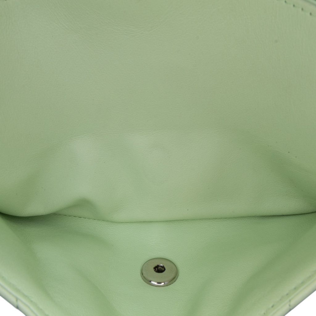 Chanel Small Classic Chevron Lambskin Double Flap - Side view