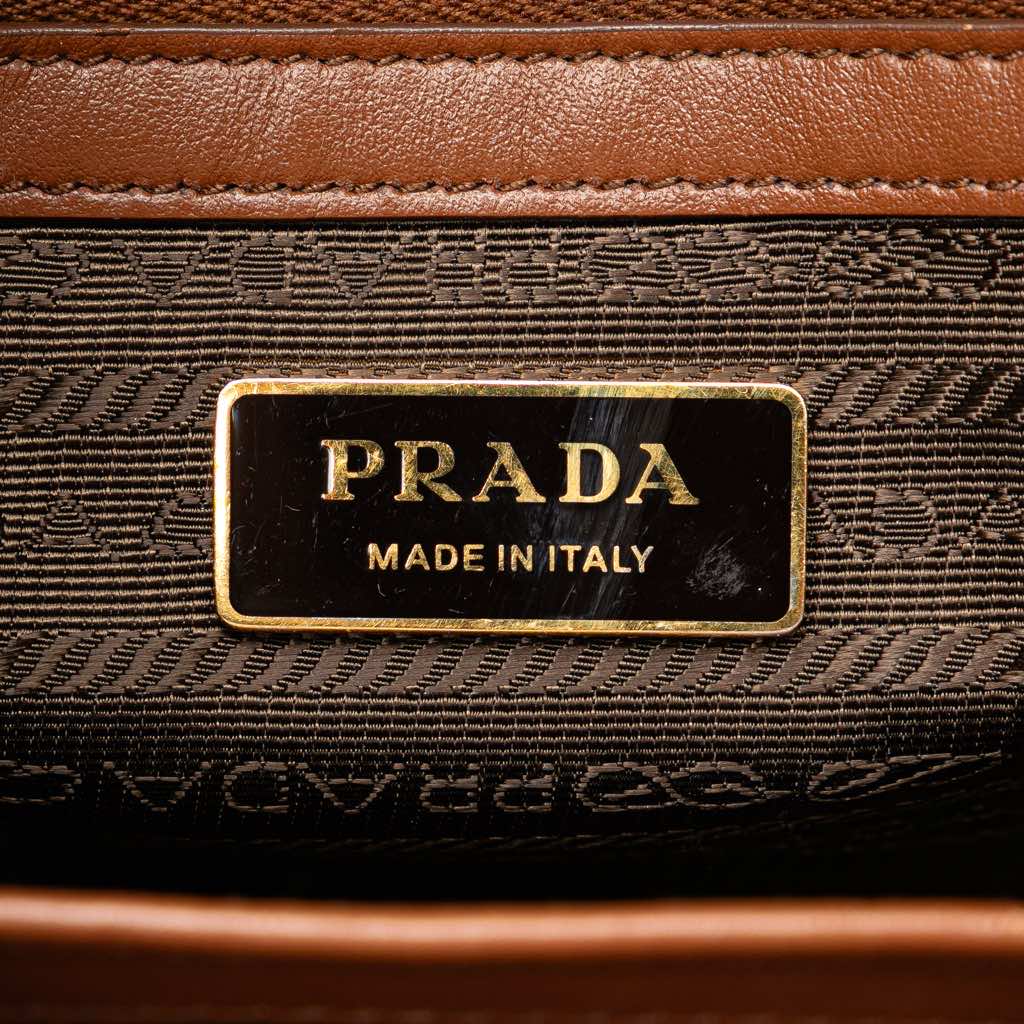 Prada Small Canvas Symbole Triangolo Satchel - Detail 1