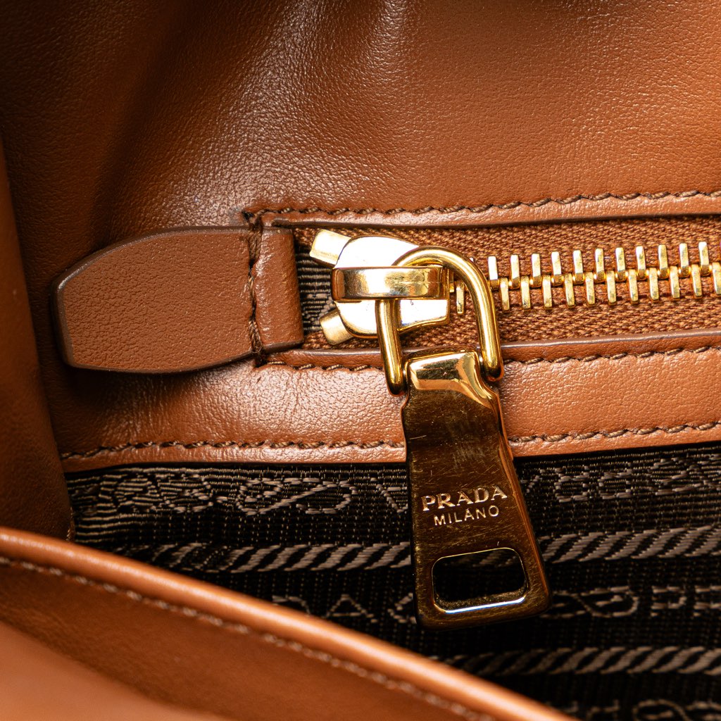 Prada Small Canvas Symbole Triangolo Satchel - Image 10