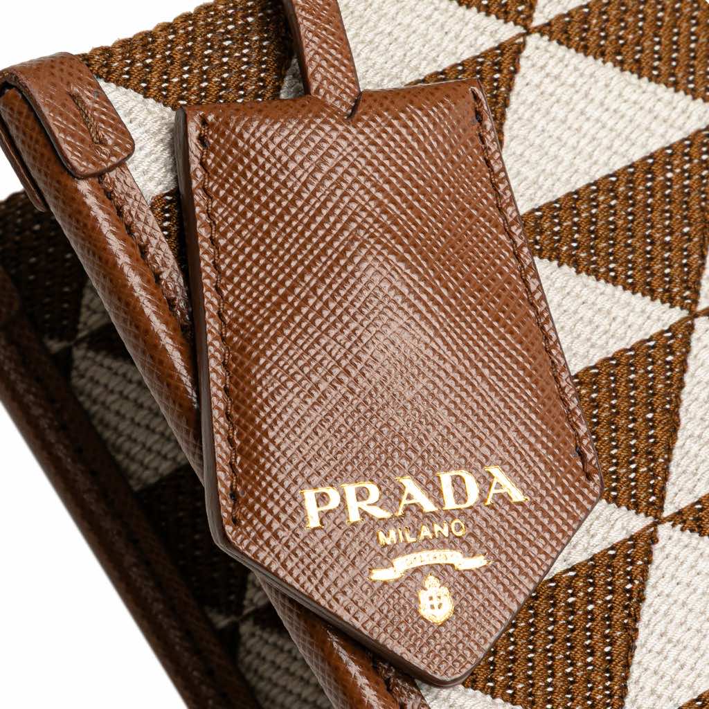Prada Small Canvas Symbole Triangolo Satchel - Image 11