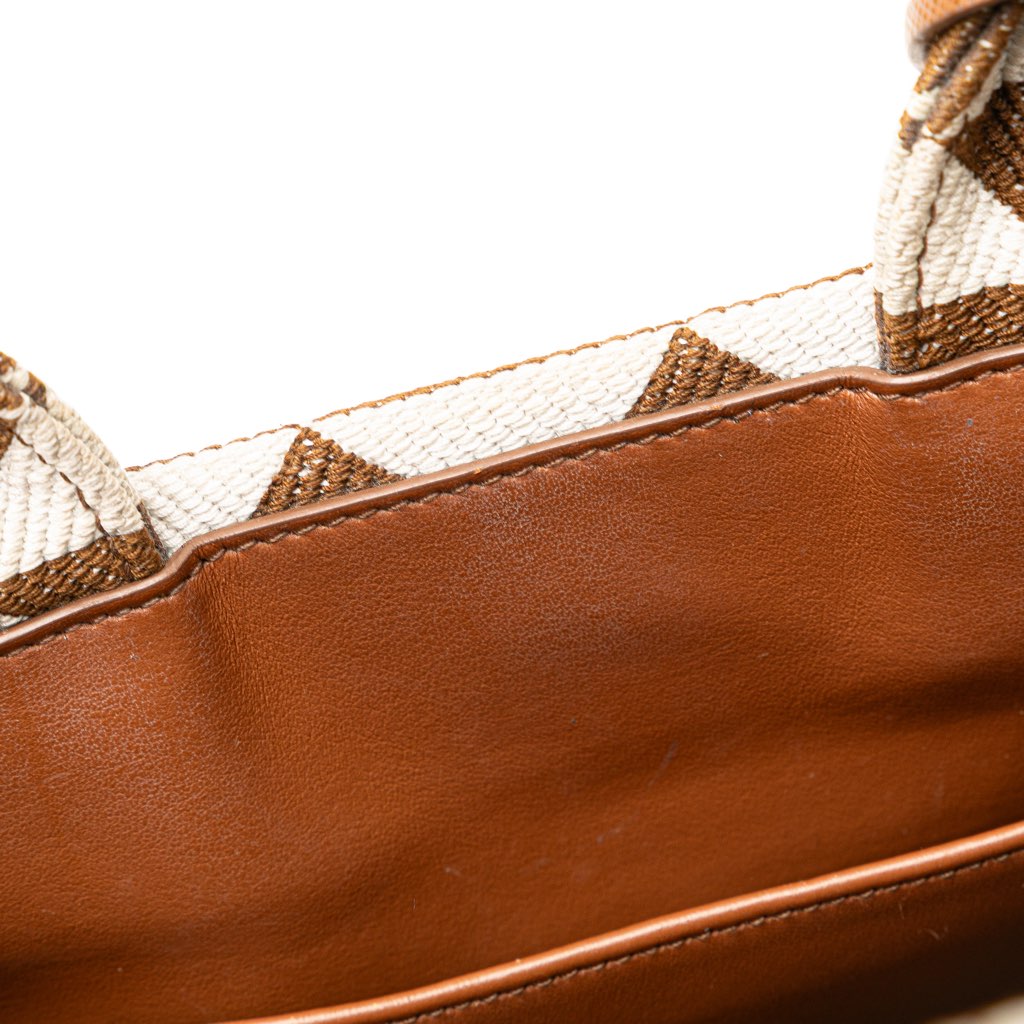 Prada Small Canvas Symbole Triangolo Satchel - Image 12