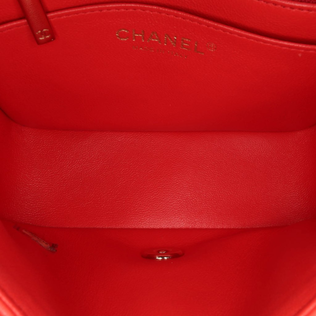 Chanel Mini Square Classic Lambskin Single Flap - 4