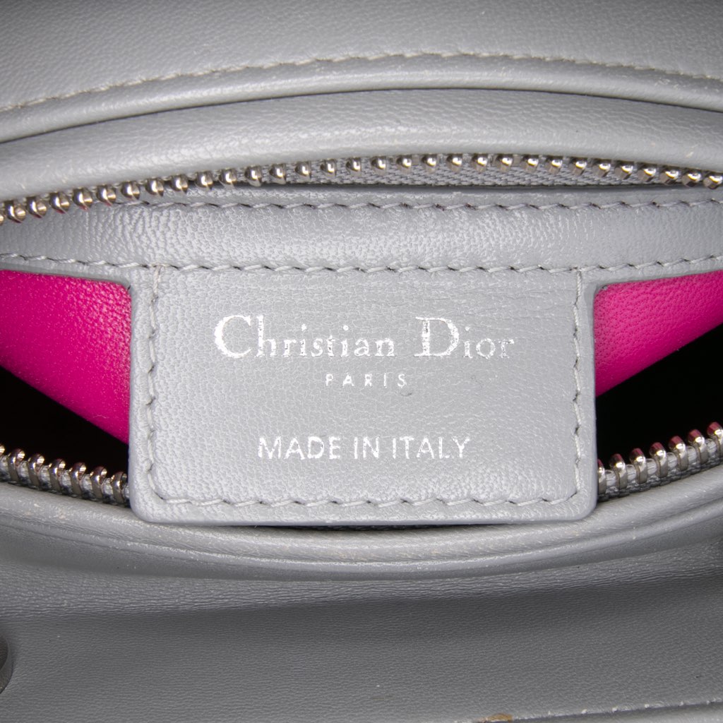 Dior Medium Bicolor Lambskin Cannage Lady Dior - 5