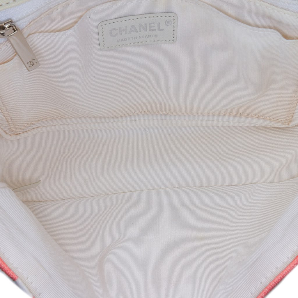 Chanel Medium Jersey Grid Single Flap - 4
