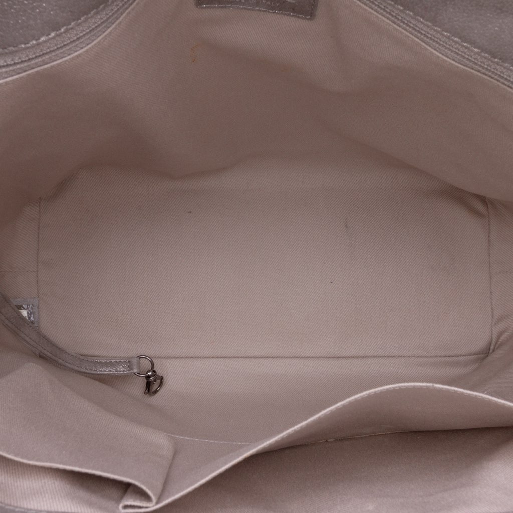 Chanel Quilted Iridescent Calfskin Shopping in Chains Tote - 4