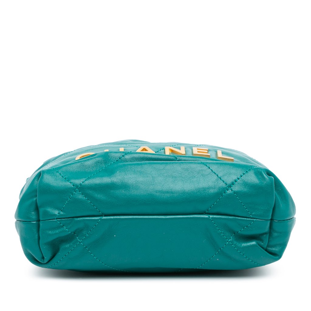 Chanel Mini Shiny Calfskin 22 Handbag - 3