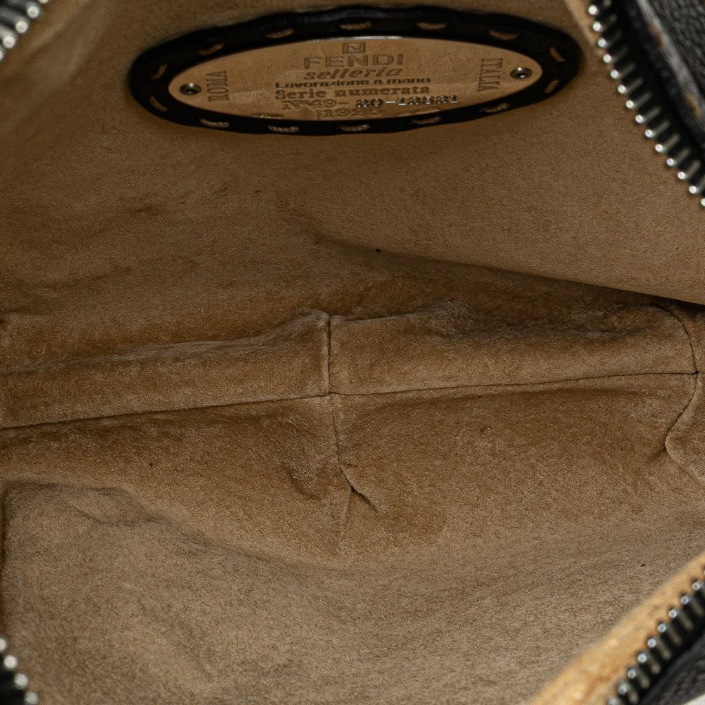 Fendi Leather Selleria Oyster Hobo - 4