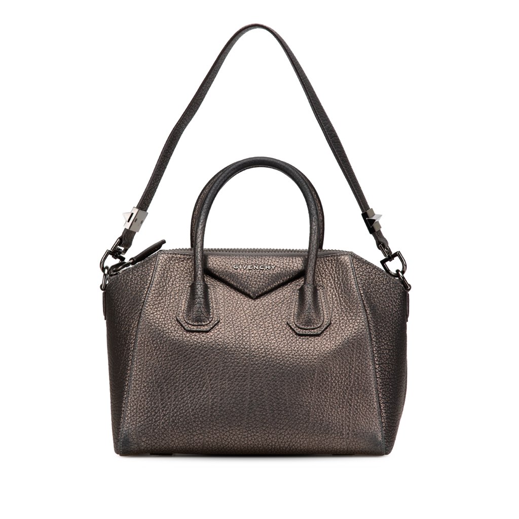 Givenchy Medium Metallic Grained Calfskin Antigona Satchel