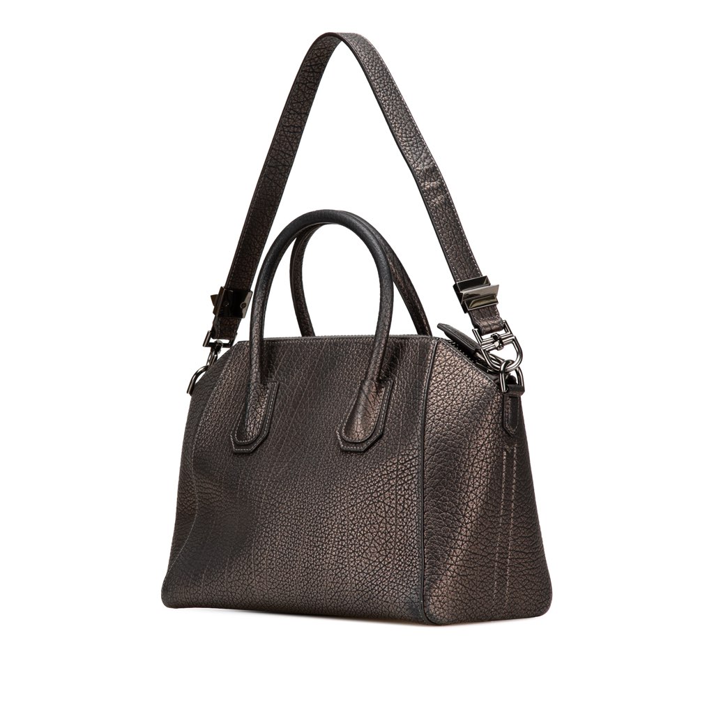 Givenchy Medium Metallic Grained Calfskin Antigona Satchel - 2