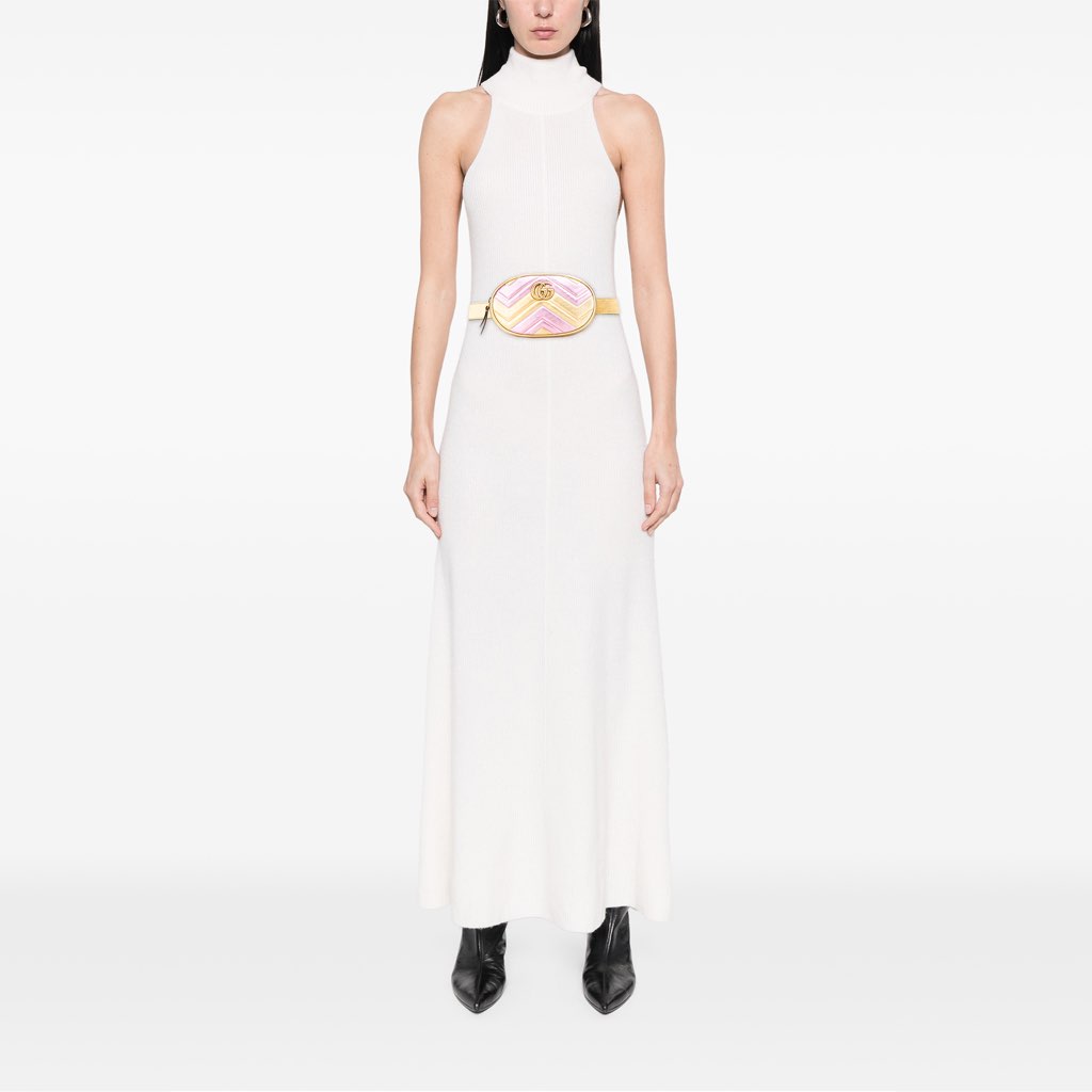 Gucci GG Marmont Matelasse Leather Belt Bag - Image 13