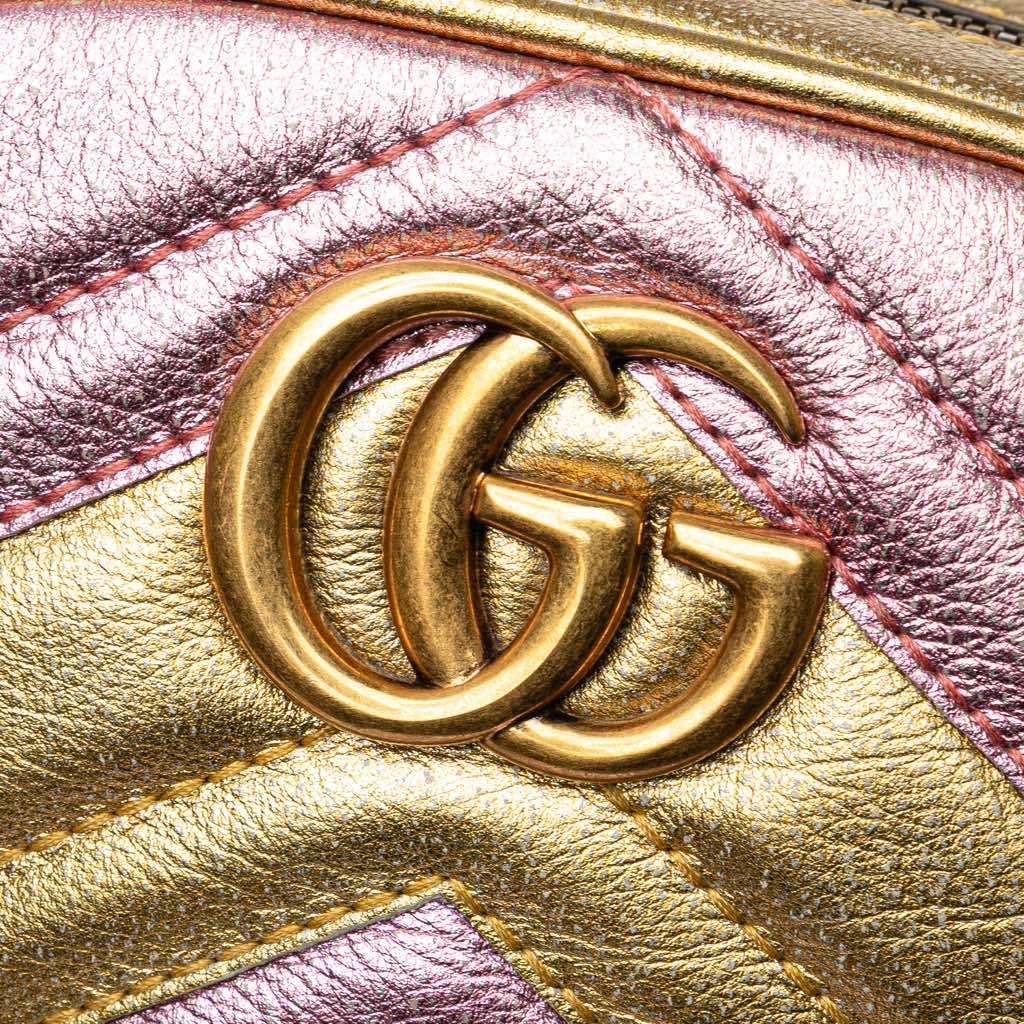 Gucci GG Marmont Matelasse Leather Belt Bag - Image 10