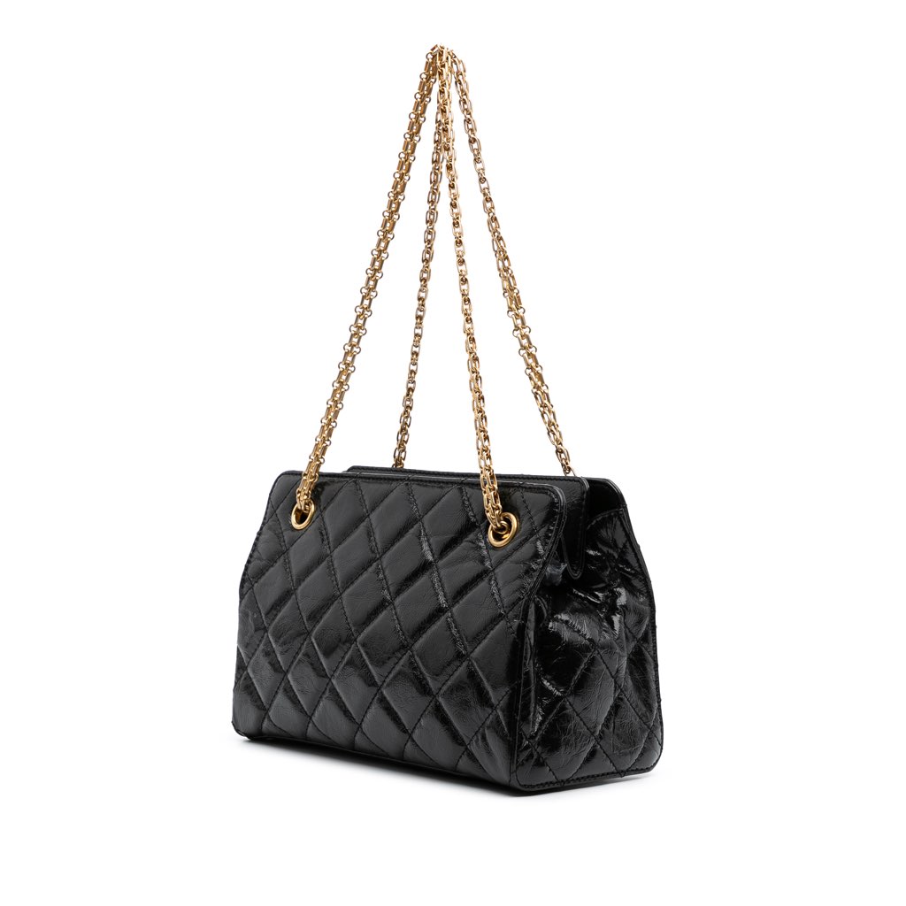 Chanel Reissue 2.55 Glazed Crackled Calfskin Shopping Bag - 2