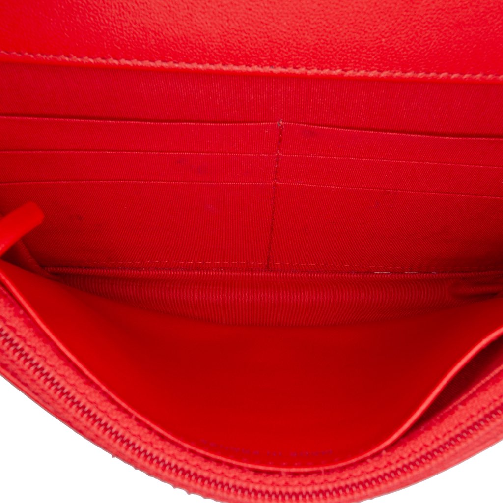 Chanel Chevron Calfskin Boy Wallet On Chain - 4