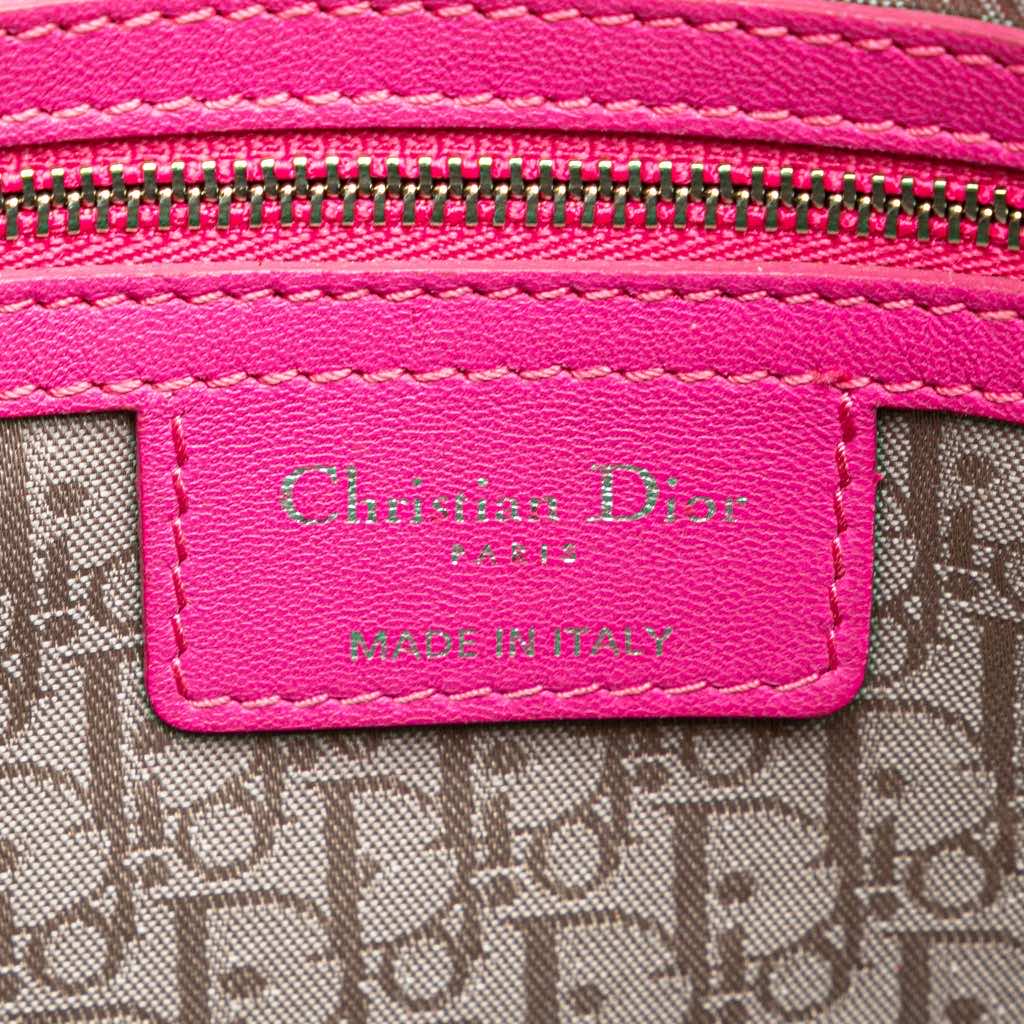 Dior Large Lambskin Cannage Lady Dior - Side view