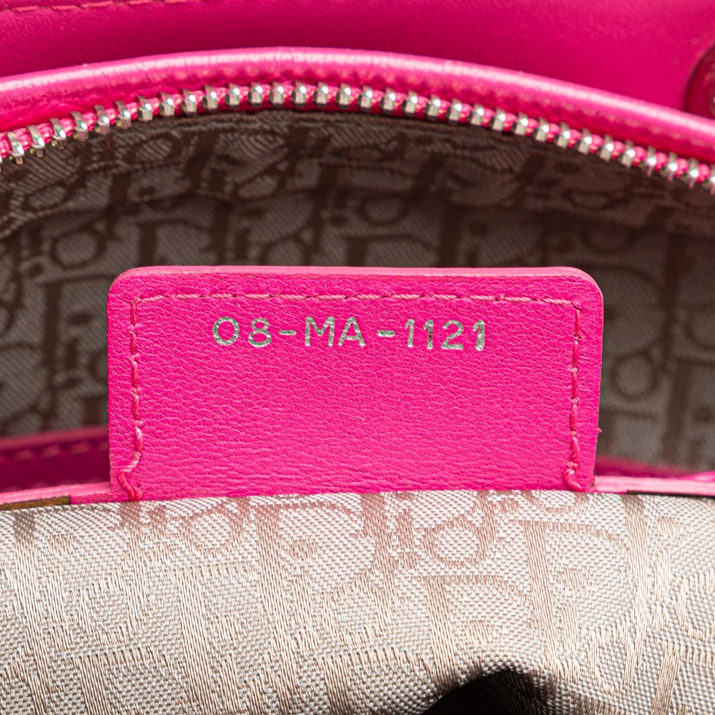 Dior Large Lambskin Cannage Lady Dior - Detail 1