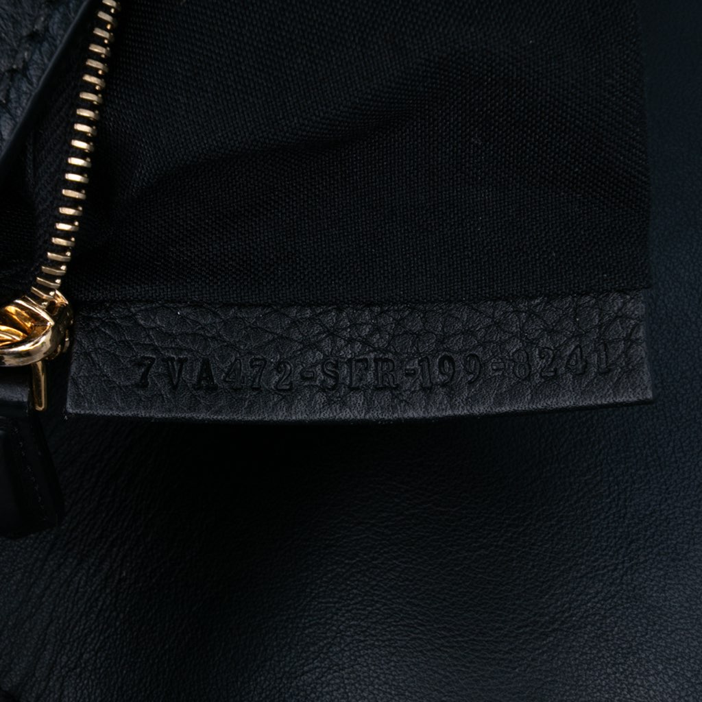 Fendi Leather Selleria Convertible Baguette Satchel - Detail 1