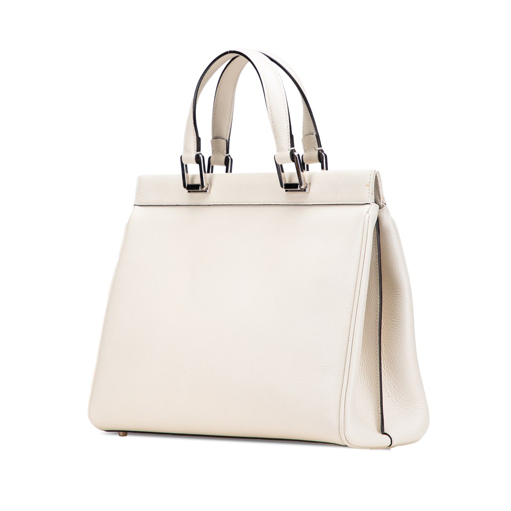 Gucci Medium Leather Zumi Top Handle Bag - 2