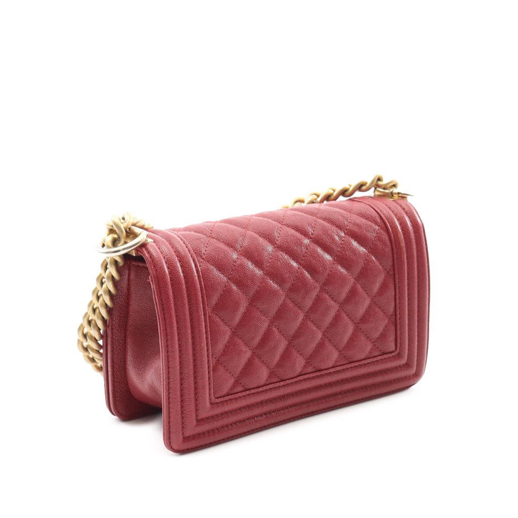 Chanel Small Quilted Caviar Boy Flap - 2